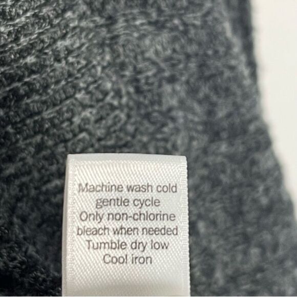 Athleta Cardigan XS Grey Heathered Open Front Long Sleeve Cozy Warm - Picture 6 of 6